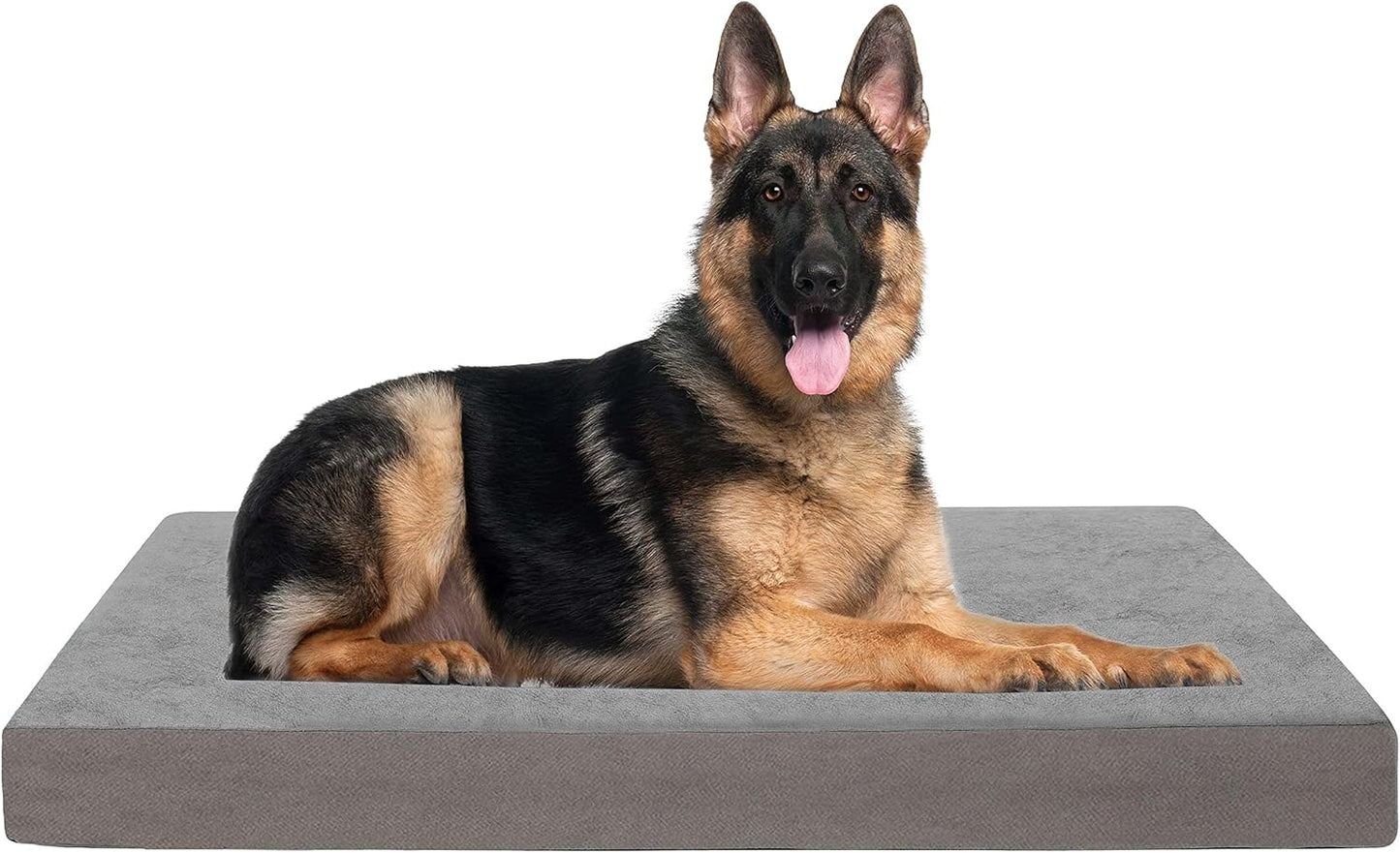 GOHOO Jumbo Dog Bed for Large Dogs, Orthopedic Memory Foam with Cooling Gel & Waterproof Lining