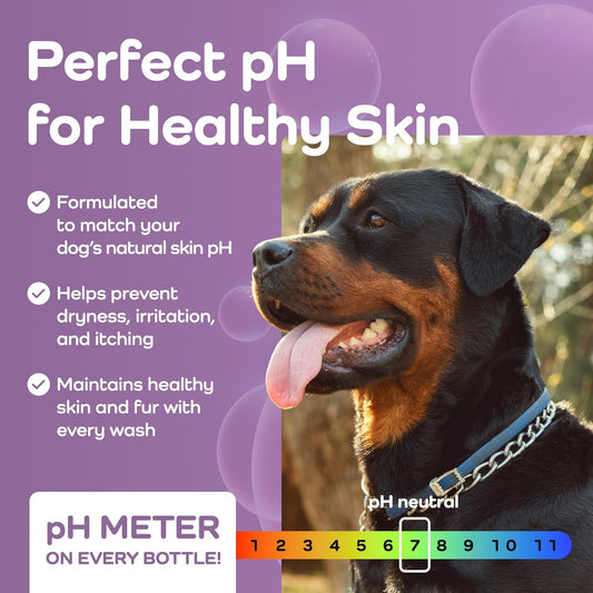 Sensitive Care -Tangle-Free-Silky Shine Softening and detangling Shampoo, Delicate Coat Clean & Odor Control Shampoo – Advanced Shine Formula for Dogs (Rottweilers, 16 Fluid Ounces)