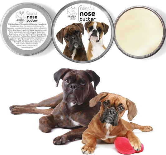 The Blissful Dog Boxer Duo Unscented Nose Butter, 8-Ounce