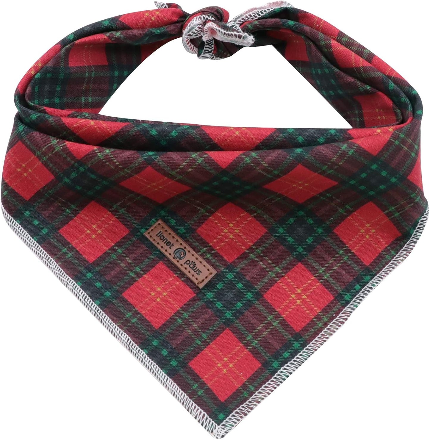 Lionet Paws Dog Bandana for Small Medium Large Dogs, Cat Dogs Kerchief Triangle Bibs Scarf for Girl or Boy