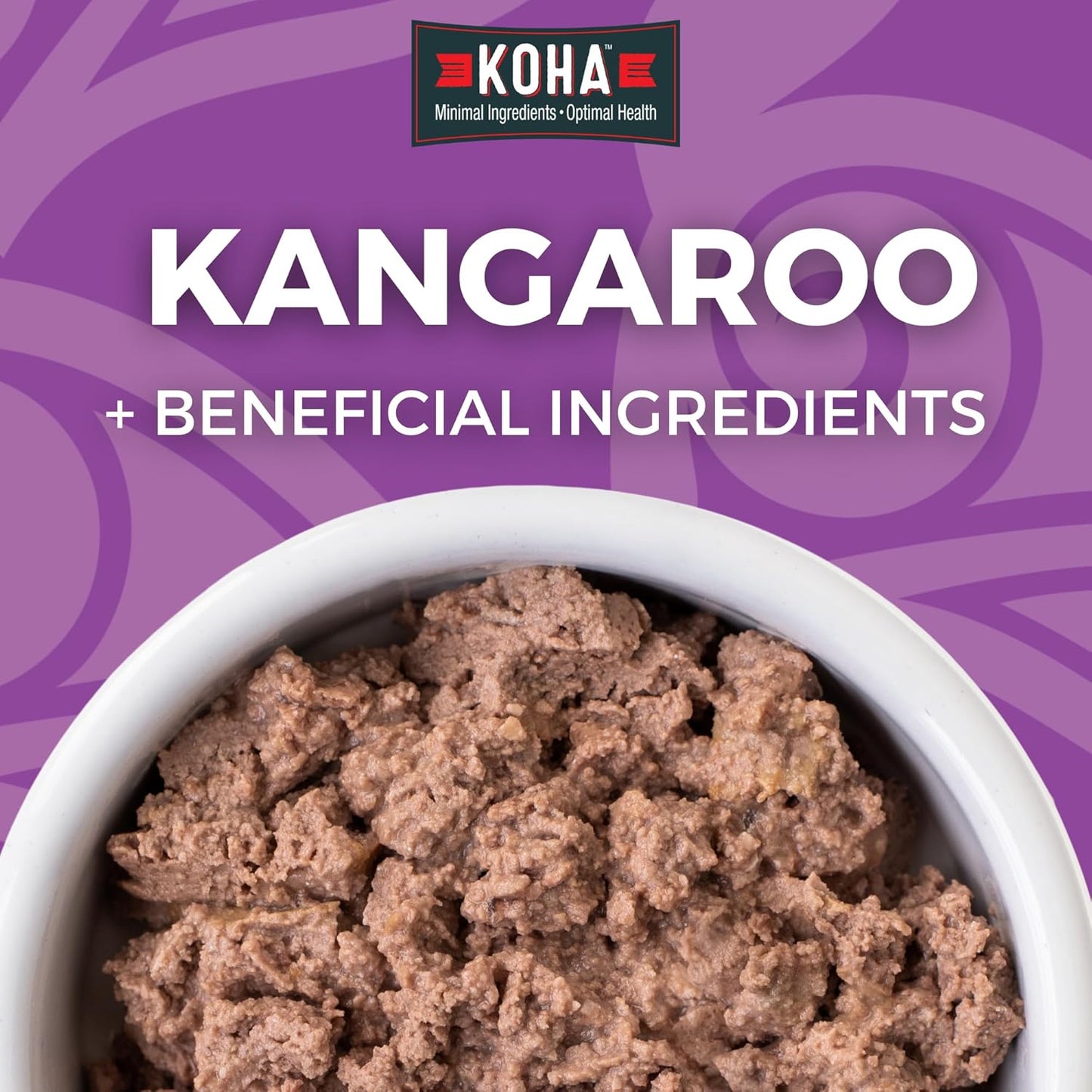 KOHA Limited Ingredient Diet Kangaroo Pate for Cats - Single Meat Cat Food for Sensitive Stomachs - Pate Kangaroo Cat Food with No Fillers - 5.5 oz Pack of 24