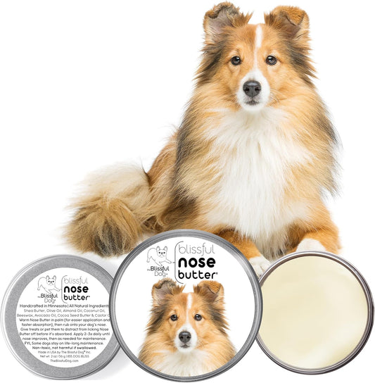 The Blissful Dog Shetland Sheepdog Unscented Nose Butter, 4-Ounce