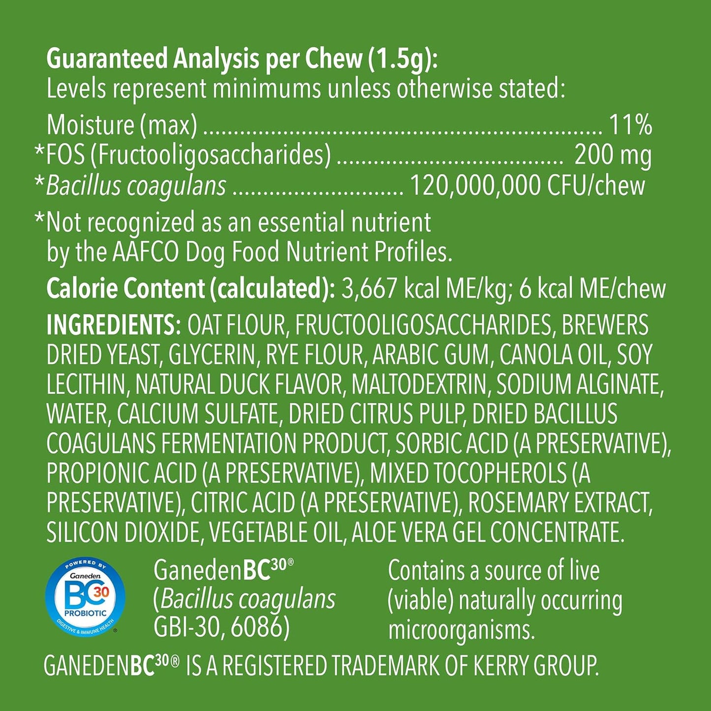 Amazon Brand - Wag Probiotic Supplement Chews for Dogs, Supports Digestive Health and Gut Flora, Natural Duck Flavor, 160 Count, Pack of 1