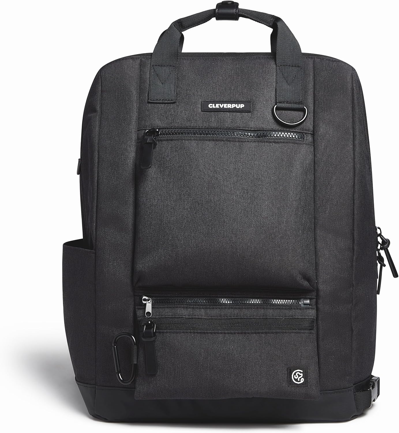 Porter 2-in-1 Dog Gear Backpack – Premium Dog Travel Bag with 10 Pockets, Zip-Off Treat Pouch, Leash Clip, Waterproof Pockets & Water Bottle Holder – Weekend, Hiking, Camping, Graphite