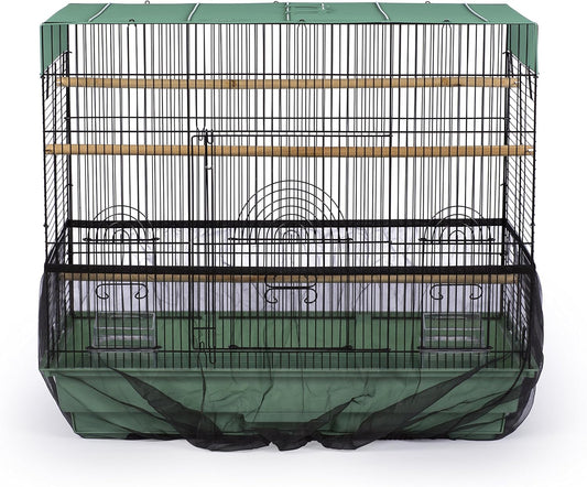 Prevue Pet Products 820B Mesh Bird Seed Catcher, Black, Small/7"