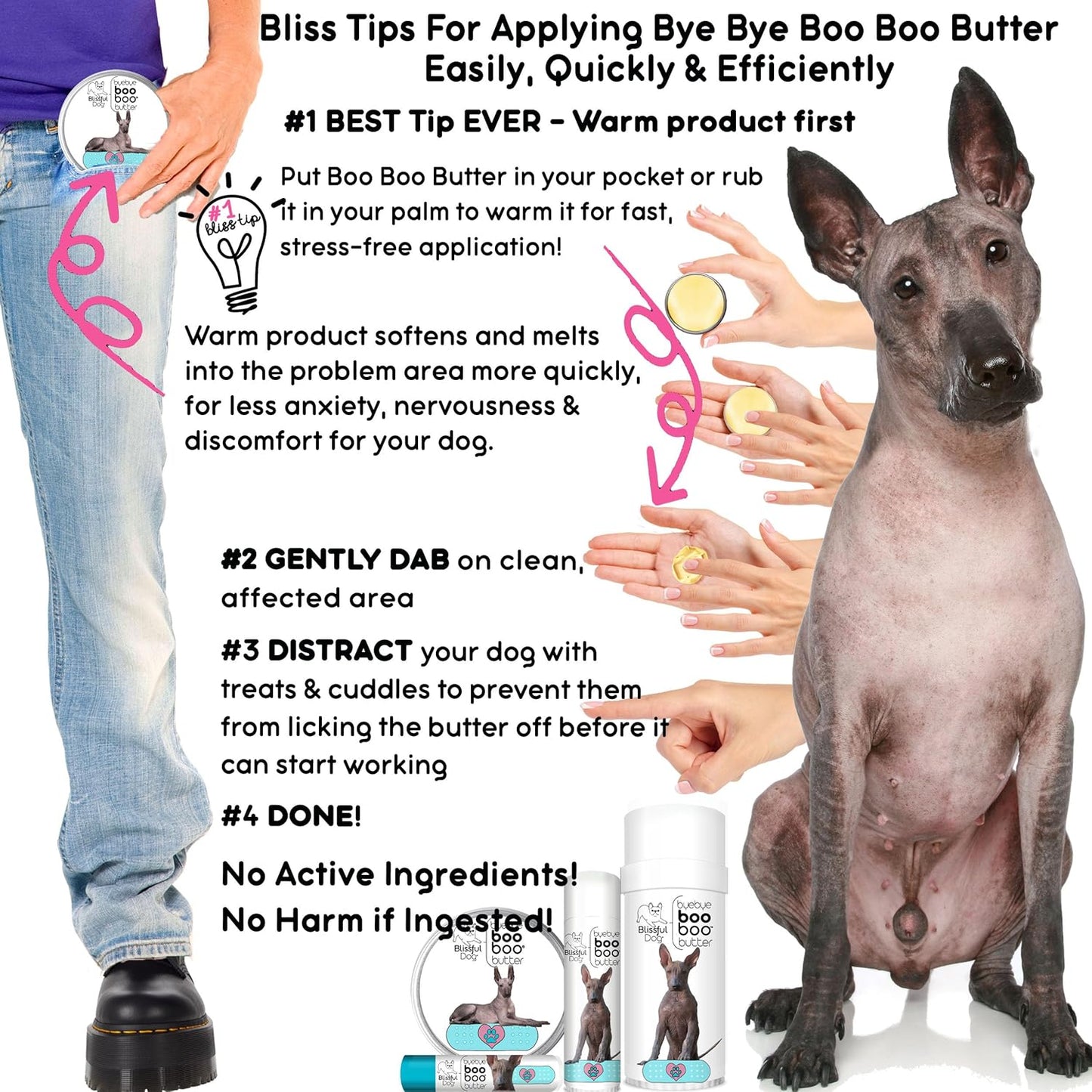 The Blissful Dog Xoloitzcuintli Boo Butter, 0.15 oz