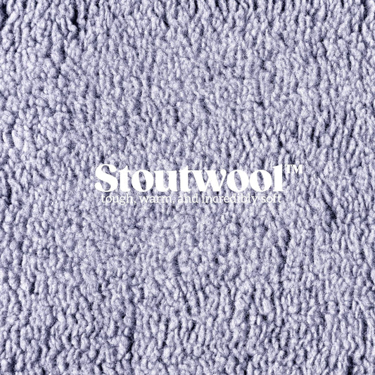 Stoutwool Indestructible Dog Bed - Fluffy Chew Proof Dog Crate Pad - Tough Kennel Pad for Aggressive Chewers - Ideal for Extra Large Breeds & Fits 48-Inch Crate - 47"x29", Jacaranda